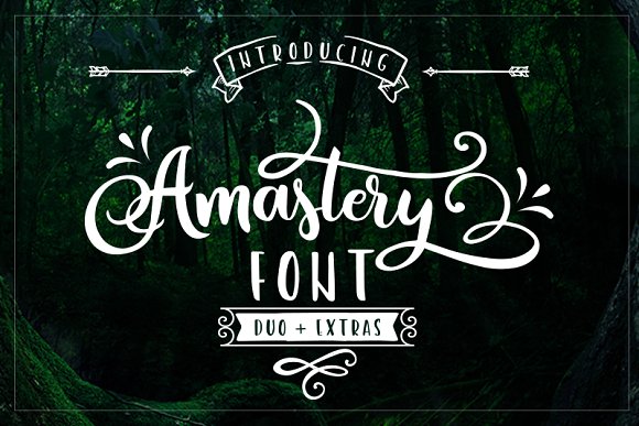 Amastery: The Font Duo for Modern Branding