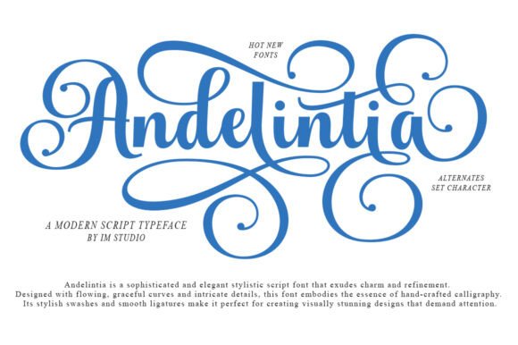 Andelintia: The Calligraphy Font for Modern, Authentic Design