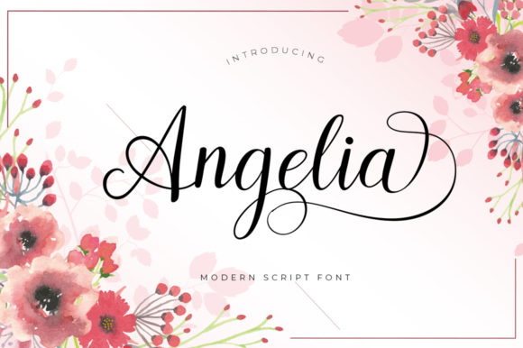 Angelia Script: A Modern Script Font for Elegant Design
