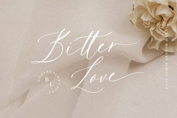 Bitter Love: An Elegant Script for Modern Designers
