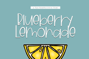 Blueberry Lemonade: A Fresh Take on Handwritten Style