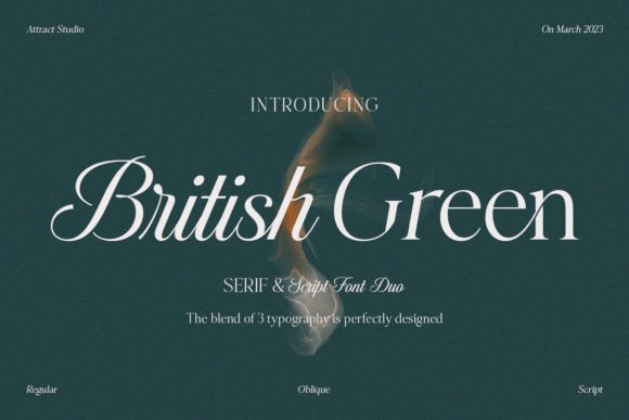 British Green: A Font Duo for Timeless Design