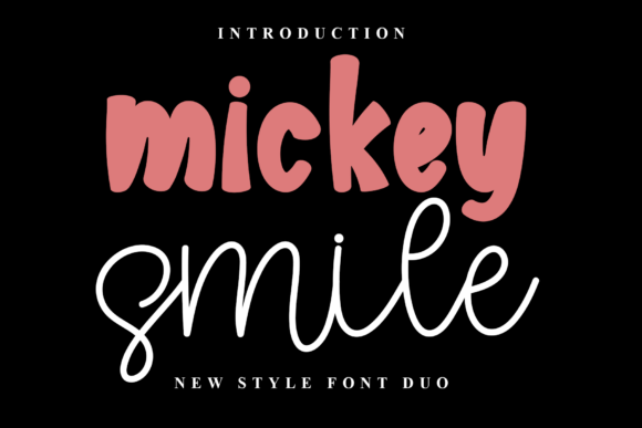 Capturing Holiday Magic with the Mickey Smile Typeface