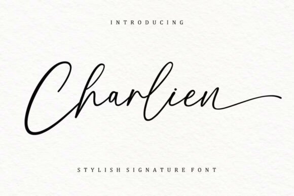 Charlien: A Signature Script for Modern Design