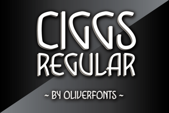 Ciggs: The Organic Display Font for Authentic Design