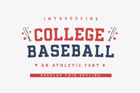 College Baseball: A Display Font for Authentic Sports Branding