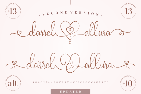 Darrel Allura Second: A Script Font for Real-World Design