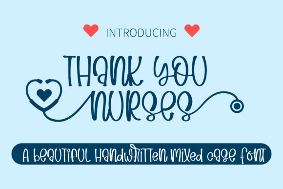 Discover the Sweet Handwritten Charm of Thank You Nurses