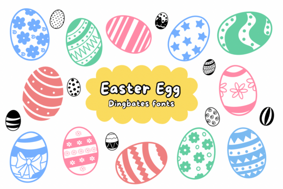 Easter Egg: A Dingbats Font for Delightful Designs