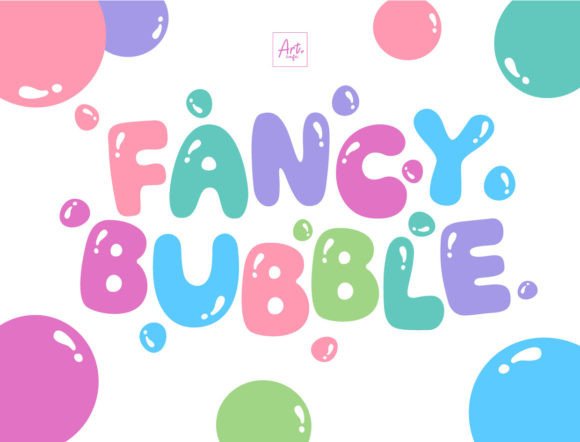 Fancy Bubble: The Radiant Font for Joyful Design