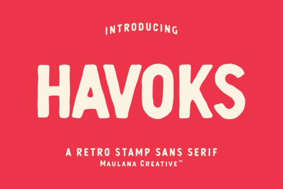 Havoks: The Fun, Retro-Style Sans Serif That Brings Designs to Life