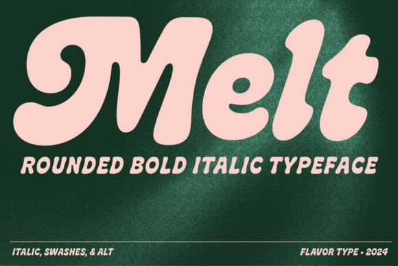Melt: The Modern Typeface That Blends Boldness with Flow