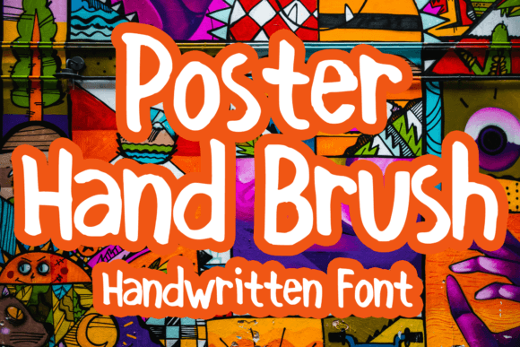 Poster Hand Brush: A Playful Handwritten Marker Font