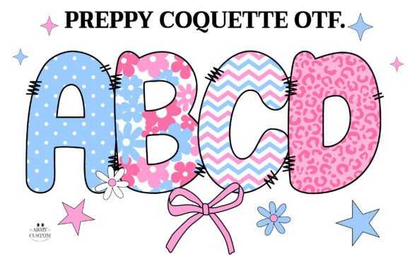 Preppy Coquette: A Font with Classic American Soul