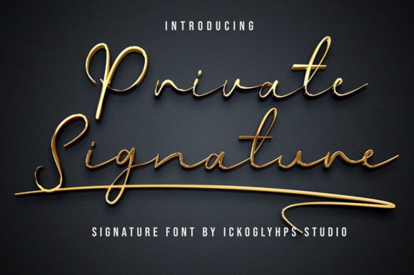 Private Signature: Mastering the Art of Casual Handwritten Fonts