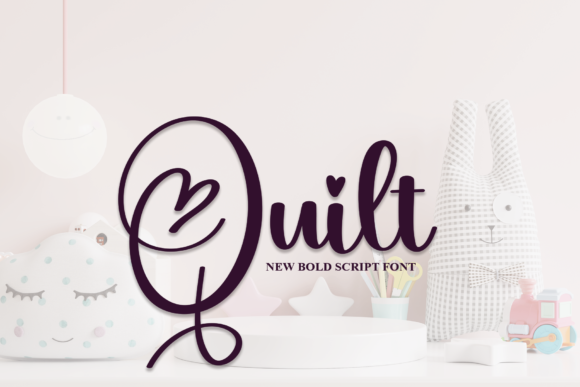 Quilt: A Creative Font Where Every Letter Has Heart