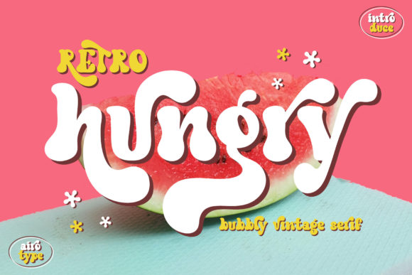 Retro Hungry: A Display Font with a Bold Vintage Soul