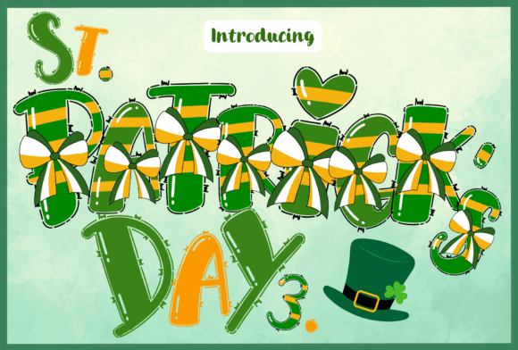 St. Patrick's Day3: A Festive Font for Vibrant Designs