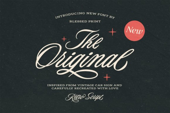 The Original Script: A Vintage Typeface with Timeless Appeal